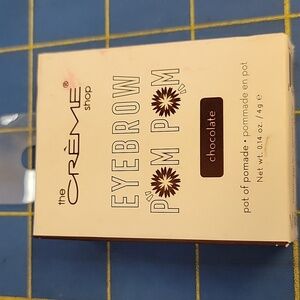 The Crème Shop Eyebrow Pom Pom New Sealed Box Chocolate 4g In Sealed Box